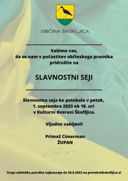 Slavnostna seja Občine Škofljica 2023